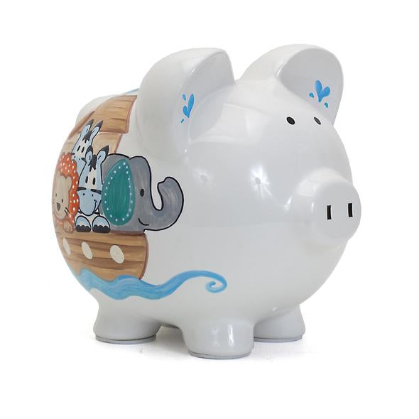 Noah's Ark Piggy Bank - Premium Baby Gift from Child to Cherish - Just $34.95! Shop now at Pat's Monograms