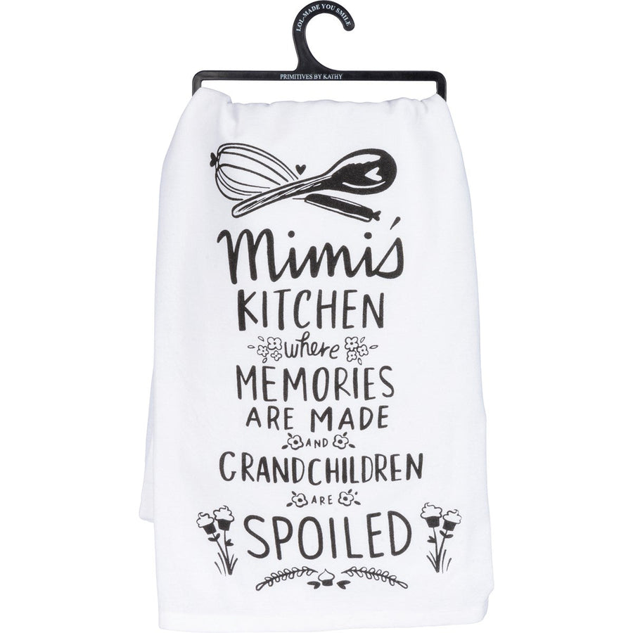 Kitchen Towel - Mimi's Kitchen Where Memories - Premium Kitchen Towel from Primitives by Kathy - Just $8.95! Shop now at Pat's Monograms