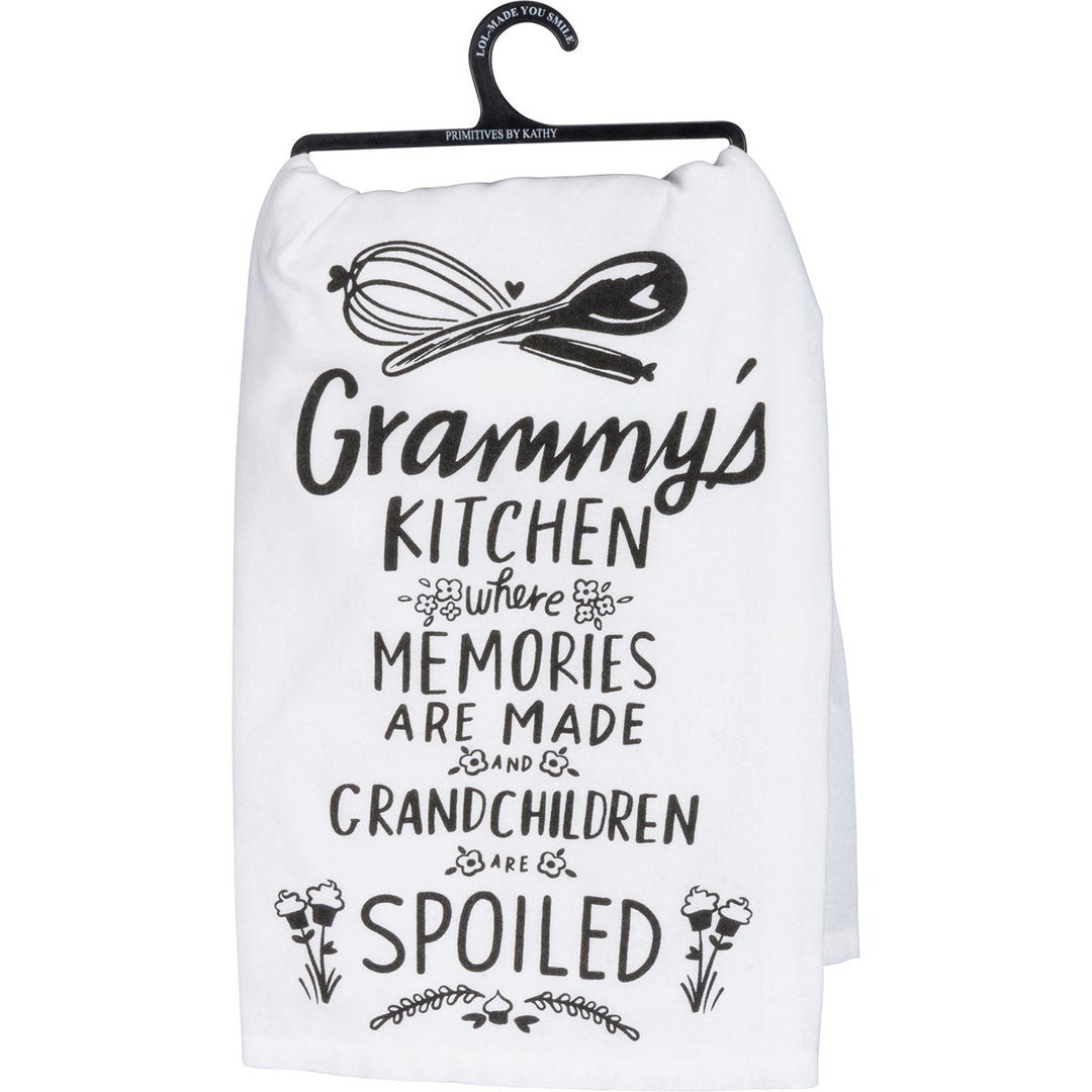 Kitchen Towel - Grammy's Kitchen Where Memories - Premium Kitchen Towel from Primitives by Kathy - Just $8.95! Shop now at Pat's Monograms