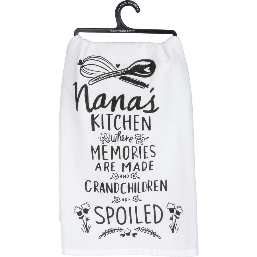 Kitchen Towel - Nana's Kitchen Where Memories - Premium Kitchen Towel from Primitives by Kathy - Just $8.95! Shop now at Pat's Monograms
