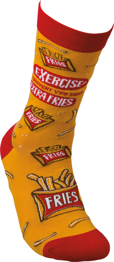 Socks - Extra Fried - Premium Socks from Primitives by Kathy - Just $7.95! Shop now at Pat's Monograms