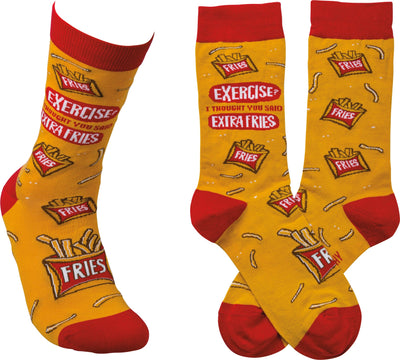Socks - Extra Fried - Premium Socks from Primitives by Kathy - Just $7.95! Shop now at Pat's Monograms