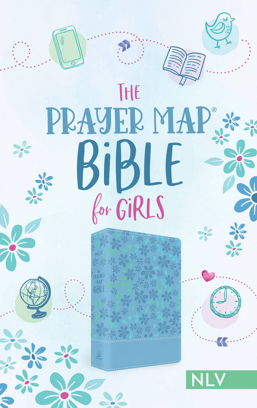 The Prayer Map Bible for Girls NLV [Sky Blue Shimmer] - Premium Books and Devotionals from Barbour Publishing, Inc. - Just $32.99! Shop now at Pat's Monograms