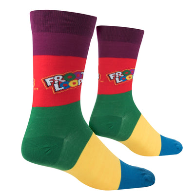 Froot Loops Crew Socks - Premium Socks from Crazy Socks - Just $7.00! Shop now at Pat's Monograms