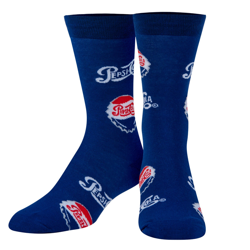 Pepsi Cola Crew Socks - Premium Socks from Crazy Socks - Just $7.00! Shop now at Pat&