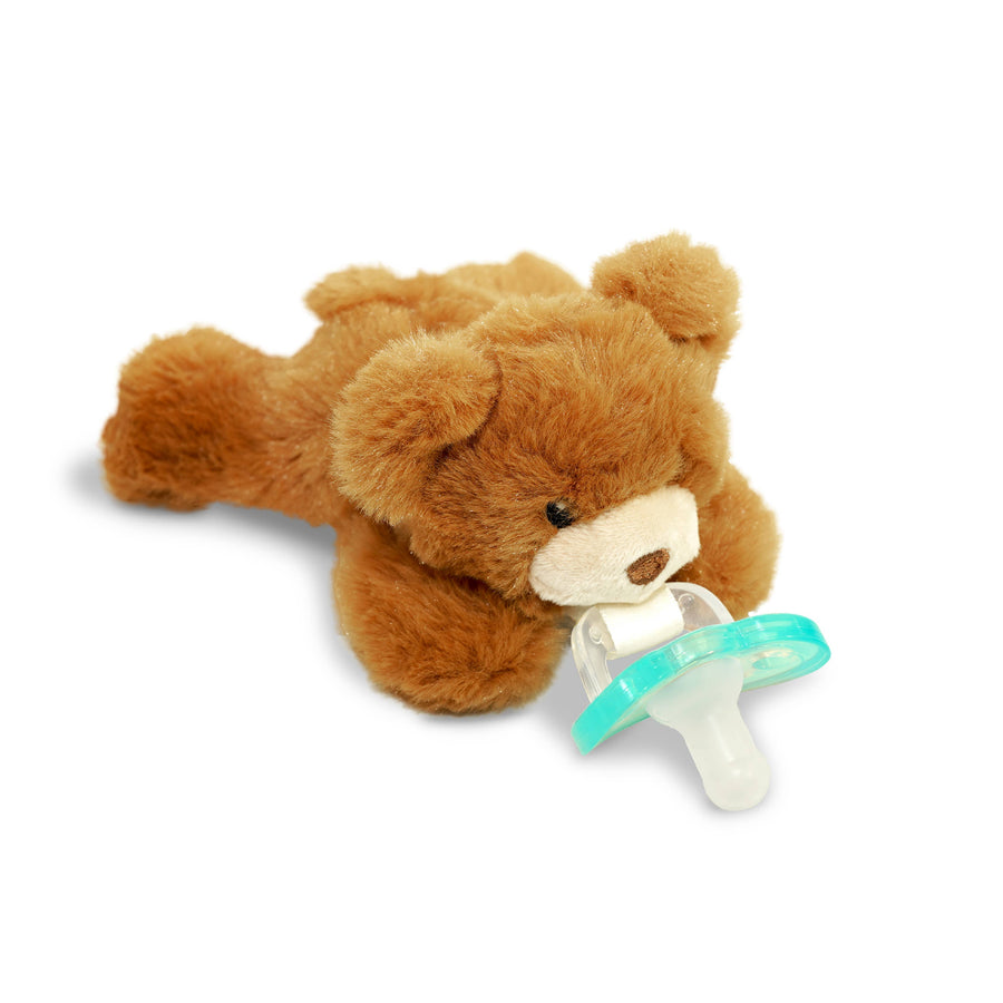 RaZbuddy Bobby Bear Paci/Teether Holder - Premium Baby Accessories from RaZbaby - Just $13.99! Shop now at Pat's Monograms