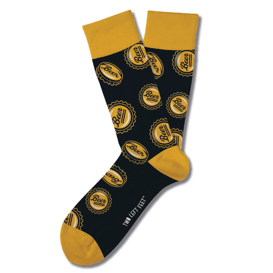 Beer Top Socks - Premium Socks from Two Left Feet - Just $6! Shop now at Pat's Monograms