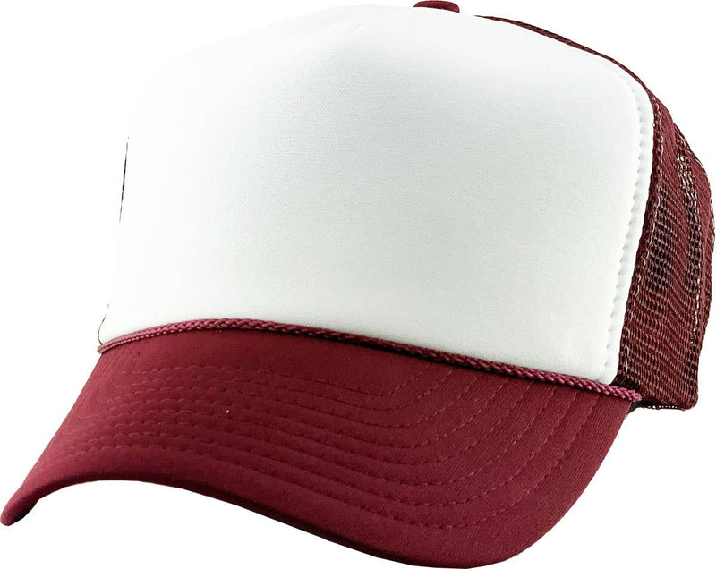 Classic Foam Front Trucker Hat - Split Color - Premium  from KBETHOS - Just $8.95! Shop now at Pat&
