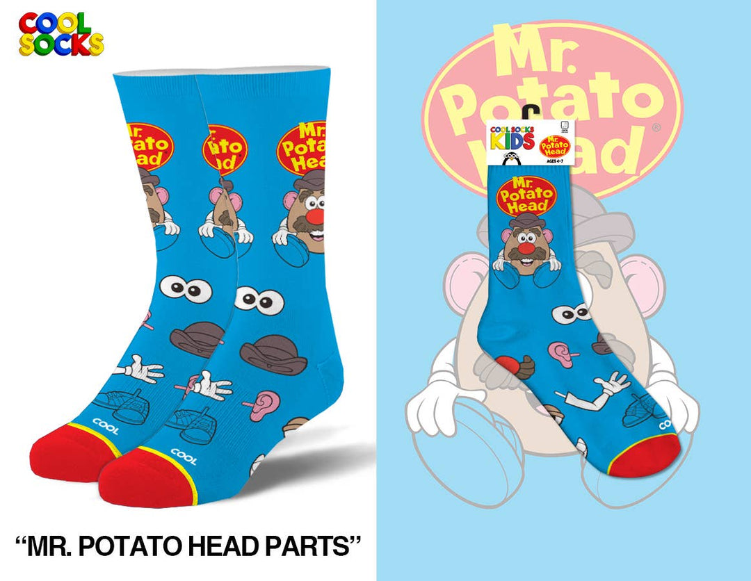 Mr Potato Heads - Kids 7-10 Crew - Premium  from Cool Socks - Just $9.95! Shop now at Pat's Monograms