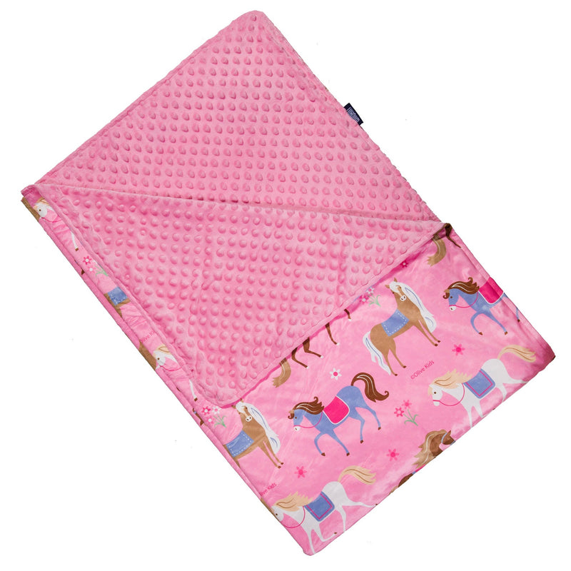 Horses Plush Throw Blanket - Premium Bags and Totes from Wildkin - Just $49.95! Shop now at Pat&