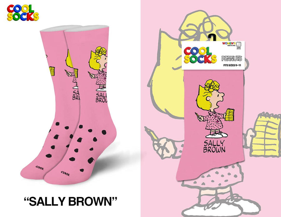 Sally Brown - Womens Crew Folded - Premium Socks from Cool Socks - Just $11.95! Shop now at Pat's Monograms