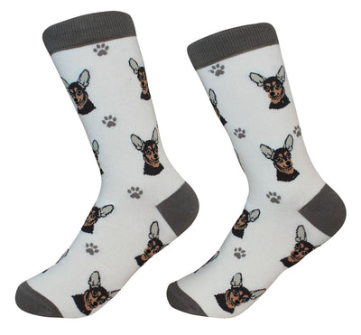 Chihuahua Black Dog Socks - Premium Socks from Sock Daddy - Just $9.95! Shop now at Pat's Monograms