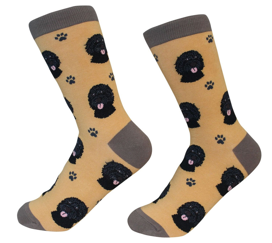 Black Labradoodle Socks - Premium Socks from Sock Daddy - Just $9.95! Shop now at Pat's Monograms