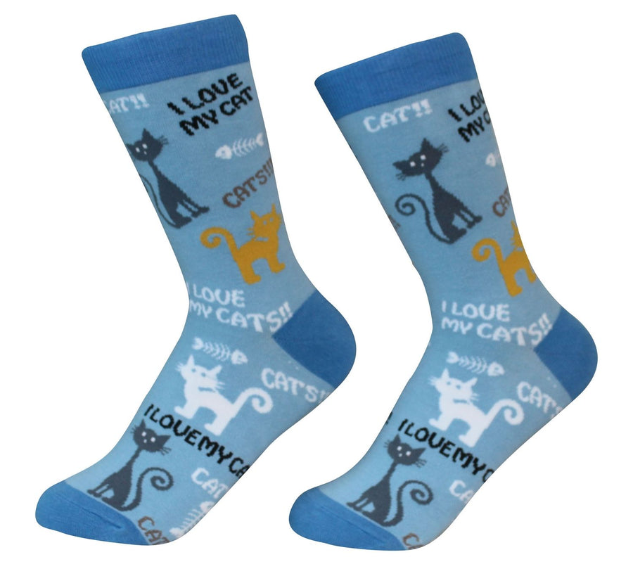 I Love My Cat Socks - Premium Socks from Sock Daddy - Just $9.95! Shop now at Pat's Monograms