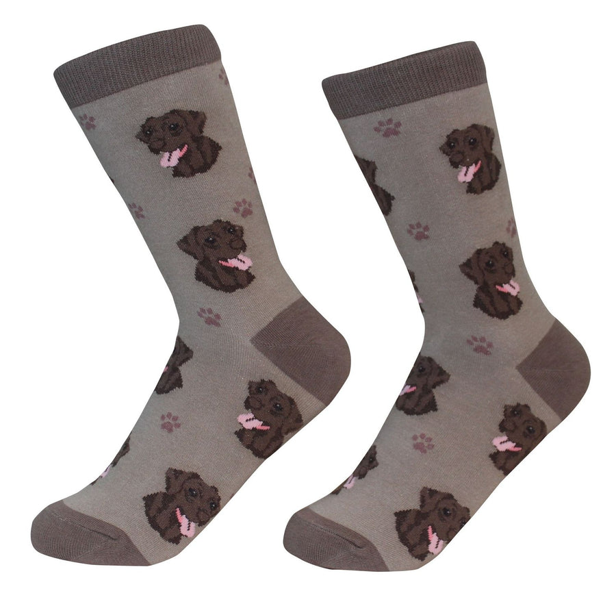 Chocolate Labrador Socks - Premium Socks from Sock Daddy - Just $9.95! Shop now at Pat's Monograms
