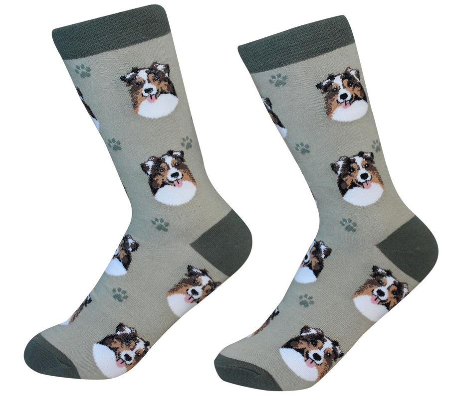 Australian Shepherd Socks - Premium Socks from Sock Daddy - Just $9.95! Shop now at Pat's Monograms