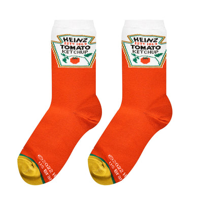 Heinz Ketchup - Kids 7-10 Crew - Premium Socks from Cool Socks - Just $8! Shop now at Pat's Monograms