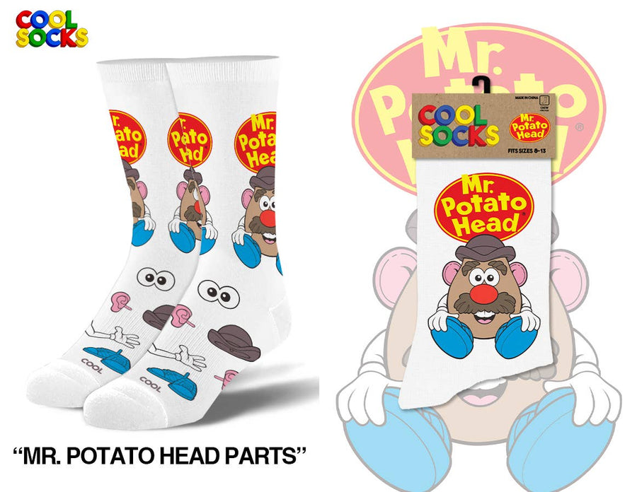 Mr Potato Head - MensCrew Folded - Premium Socks from Cool Socks - Just $12.95! Shop now at Pat's Monograms