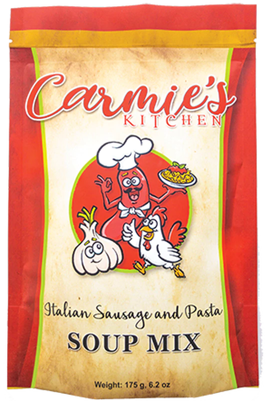 Italian Sausage & Pasta Soup Mix - Premium soup from Carmie's Kitchen - Just $8.5! Shop now at Pat's Monograms