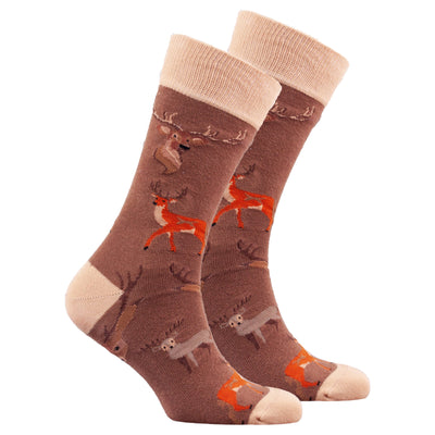 Deer Hunting Crew Socks - Premium Socks from Socks n Socks - Just $7.95! Shop now at Pat's Monograms