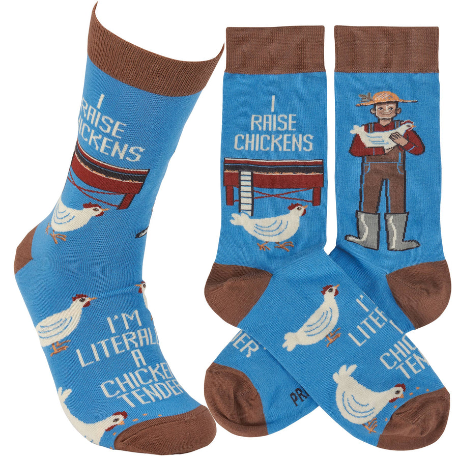 Chicken Tender Socks - Premium Socks from Primitives by Kathy - Just $10.95! Shop now at Pat's Monograms
