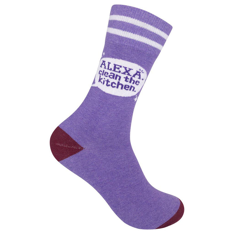 Alexa, Clean the Kitchen Socks - Premium Socks from Funatic - Just $11.95! Shop now at Pat&