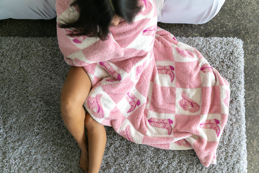 Rodeo Checker Blanket - Premium blankets from Living Royal - Just $55.95! Shop now at Pat's Monograms