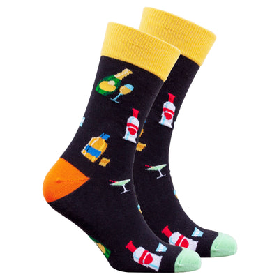 Bottoms Up Crew Socks - Premium Socks from Socks n Socks - Just $7.95! Shop now at Pat's Monograms