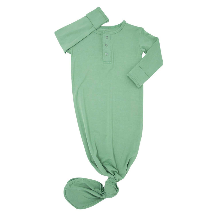 Knotted Gown - Shale Green - Premium  from Sweet Bamboo - Just $38! Shop now at Pat's Monograms
