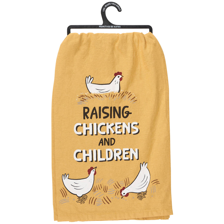 Raising Chickens Kitchen Towel - Premium Kitchen Towel from Primitives by Kathy - Just $9.95! Shop now at Pat's Monograms