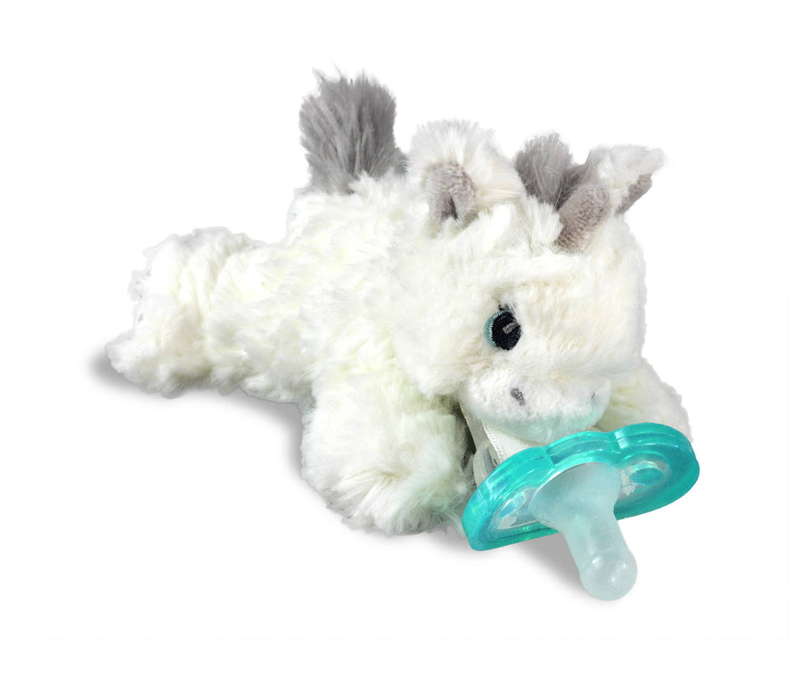 RaZbuddy Luna Unicorn Paci/Teether Holder - Premium Baby Gift from RaZbaby - Just $12.99! Shop now at Pat's Monograms