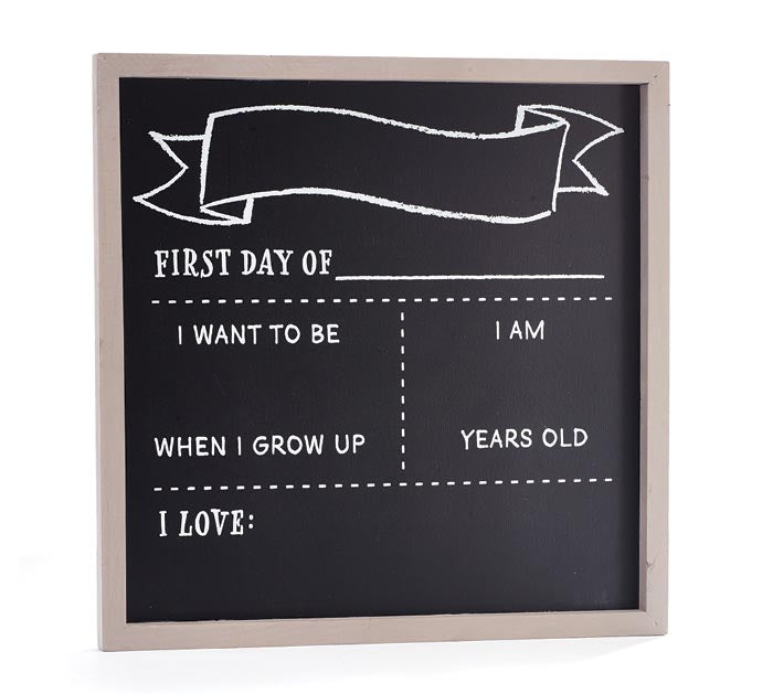 Kids Milestone Chalkboard Signs - Premium Gifts from Burton and Burton - Just $19.95! Shop now at Pat's Monograms