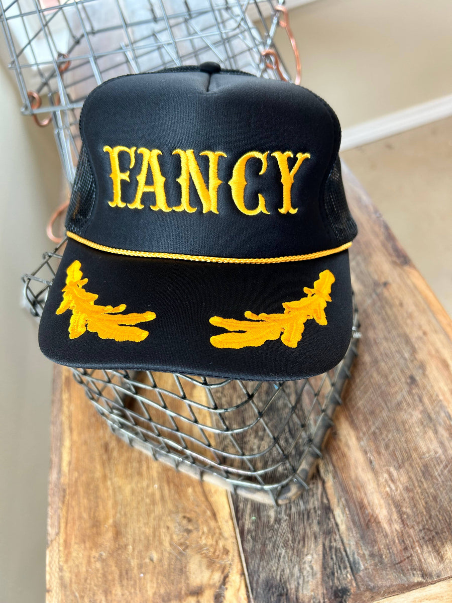 Captain Fancy Trucker - Premium  from Vibes Hat Company - Just $22.95! Shop now at Pat's Monograms