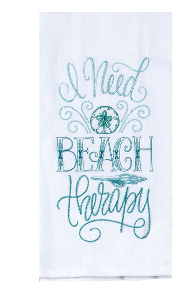 Beach Therapy Flour Sack Towel - Premium Dish Towel from Kay Dee Designs - Just $8.95! Shop now at Pat's Monograms