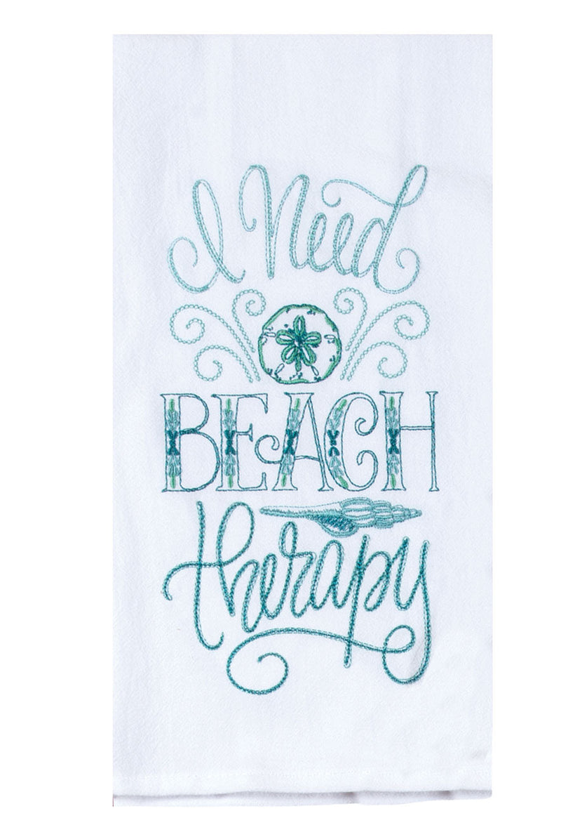 Beach Therapy Flour Sack Towel - Premium Dish Towel from Kay Dee Designs - Just $8.95! Shop now at Pat&