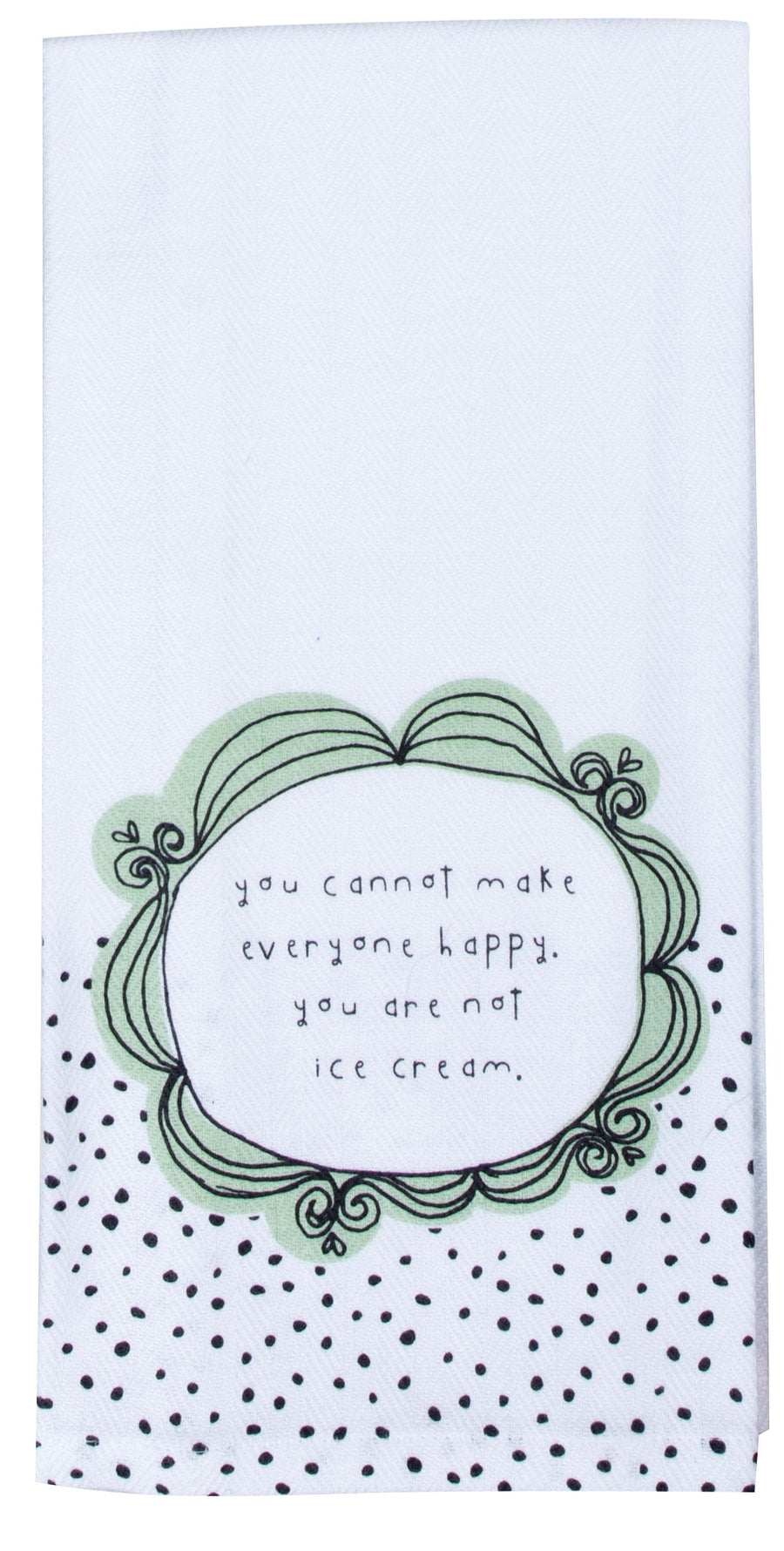 Be You Ice Cream Flour Sack Towel - Premium Dish Towel from Kay Dee Designs - Just $8.95! Shop now at Pat's Monograms
