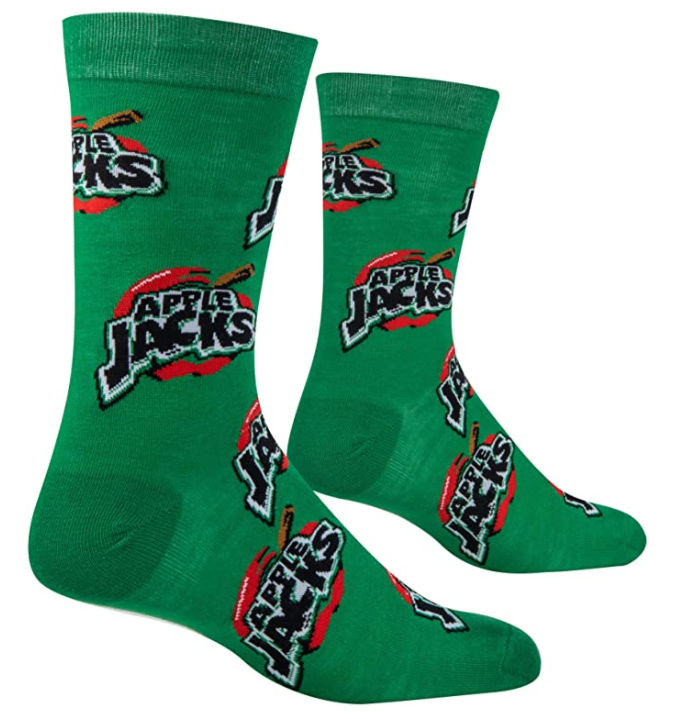 Apple Jacks Crew Socks - Premium Socks from Crazy Socks - Just $7.00! Shop now at Pat's Monograms
