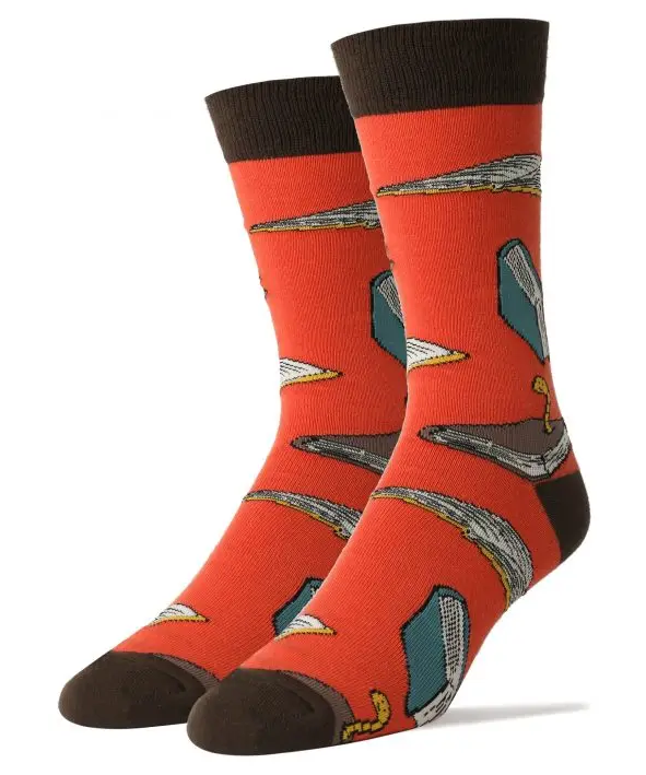 Book Worm - Crew Socks - Premium Socks from Oooh Yeah Socks/Sock It Up/Oooh Geez Slippers - Just $9.95! Shop now at Pat&