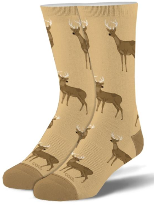 Whitetail Buck Socks - Premium Socks from Cool Socks - Just $11.95! Shop now at Pat's Monograms
