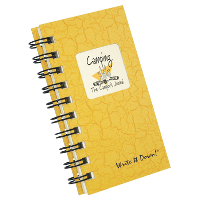 Mini- Camping- Yellow/Sunset - Premium Gifts from Journals Unlimited - Just $7.00! Shop now at Pat's Monograms