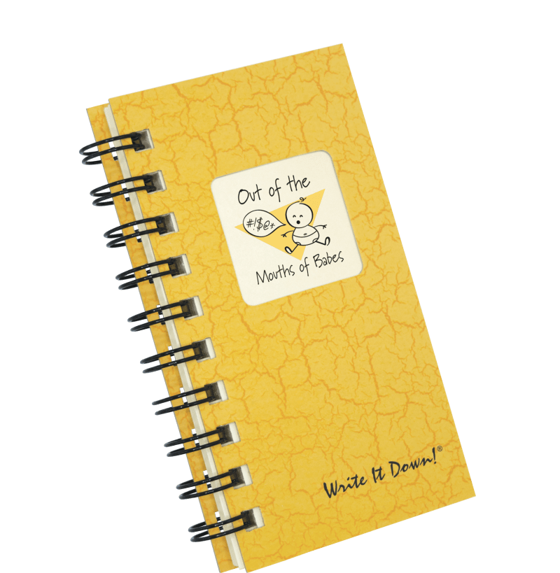 Mini- Out of the Mouths of Babes- Yellow/Sunset - Premium Gifts from Journals Unlimited - Just $7.00! Shop now at Pat&