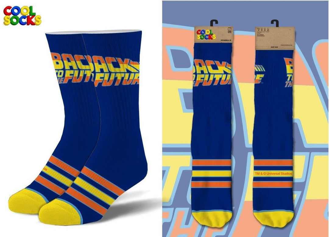 Back to The Future Socks - Premium Socks from Cool Socks - Just $9.95! Shop now at Pat's Monograms