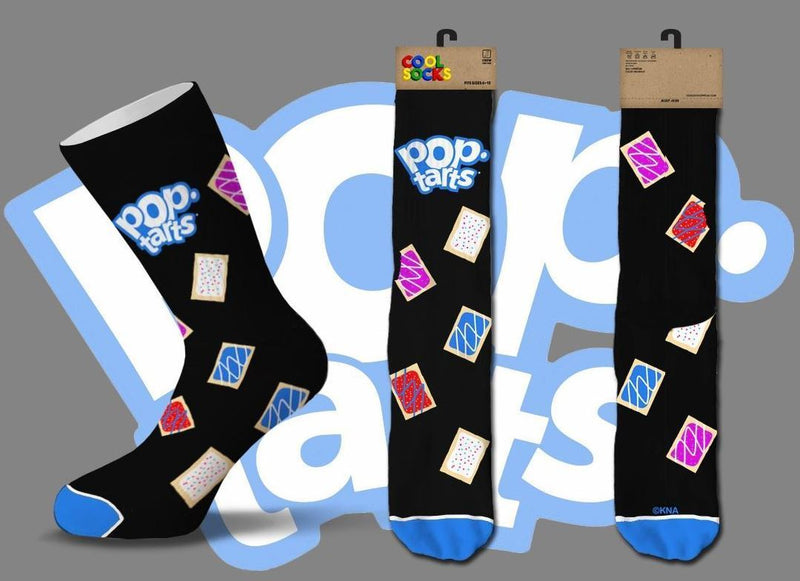 Pop Tarts Black - Premium Socks from Cool Socks - Just $10.95! Shop now at Pat&