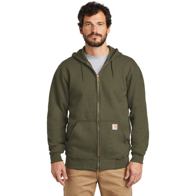 Carhartt ® Midweight Hooded Zip-Front Sweatshirt - CTK122 - Premium Outerwear from Carhartt - Just $74.00! Shop now at Pat's Monograms