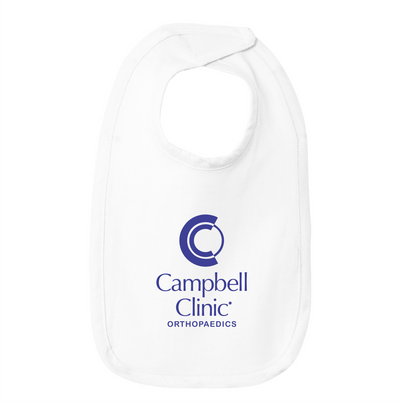 Campbell Clinic Baby Bib - Premium Infant Wear from Sanmar - Just $7.00! Shop now at Pat's Monograms