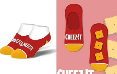 Cheez-It - Womens No Show Socks - Premium Socks from Cool Socks - Just $6.00! Shop now at Pat's Monograms