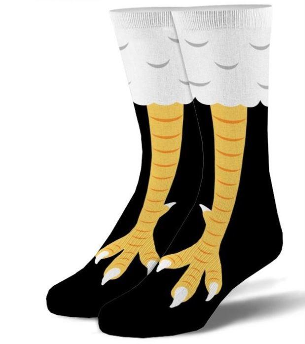 Chicken Feet Socks - Premium Socks from Cool Socks - Just $9.95! Shop now at Pat's Monograms