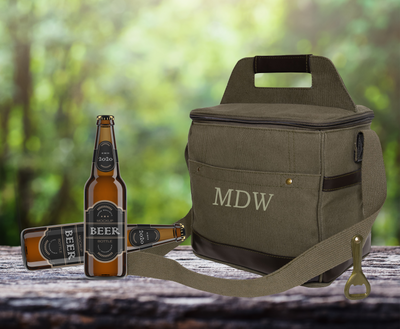 Canvas Insulated Beer Cooler Tote - Premium Bags and Totes from Rothco - Just $24.95! Shop now at Pat's Monograms