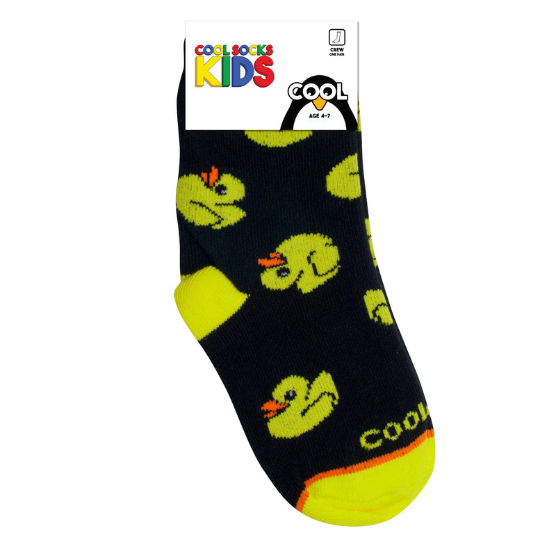 Rubber Duckies - Kids Ages 4-7 - Premium Socks from Cool Socks - Just $6.00! Shop now at Pat&