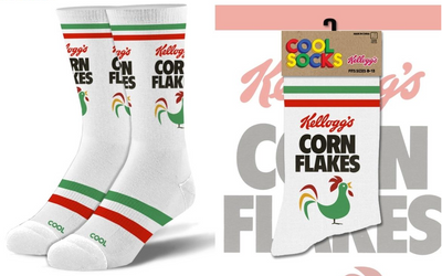 Corn Flakes Socks - Premium Socks from Cool Socks - Just $9.95! Shop now at Pat's Monograms